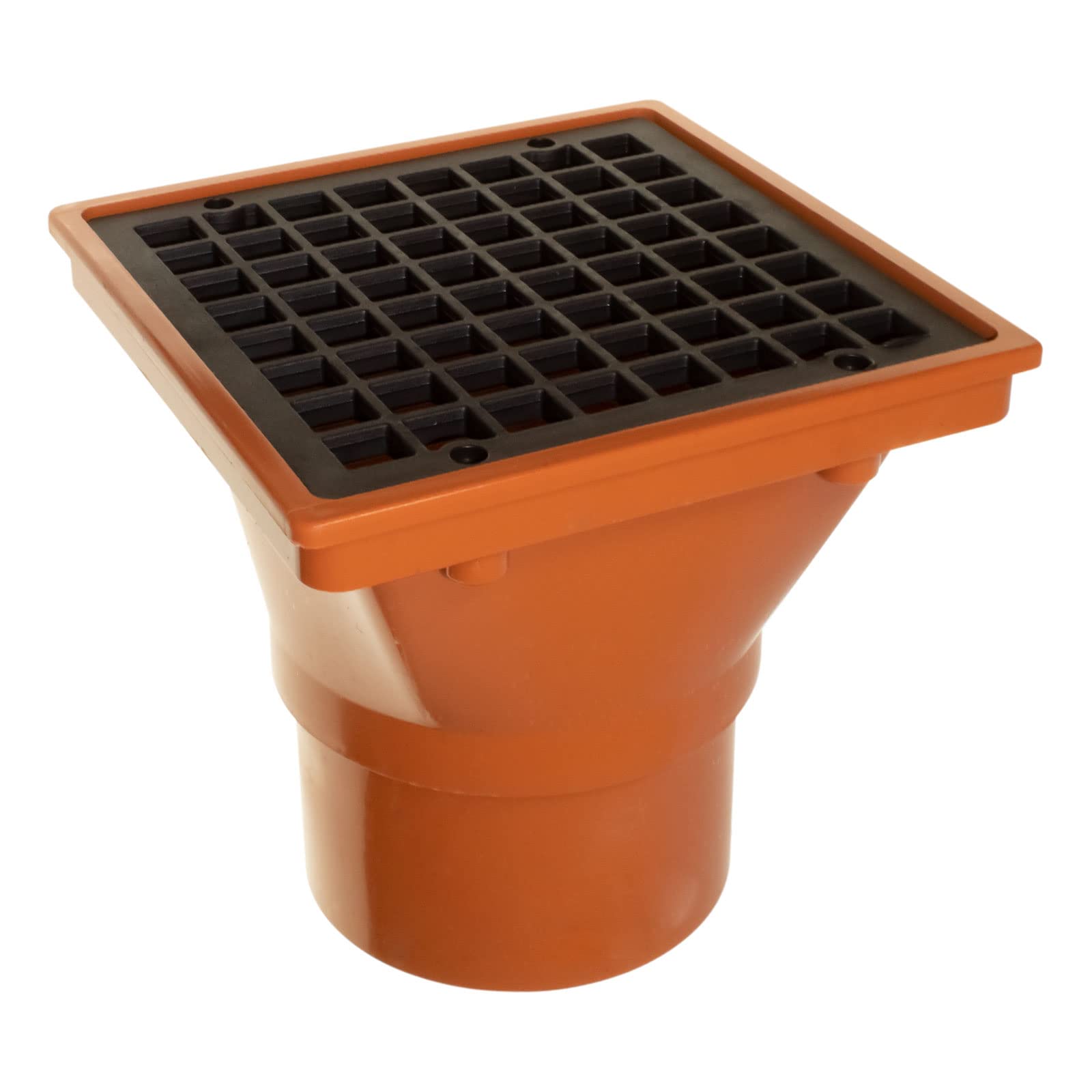 Square Hopper 110mm Underground Drainage Pipe Fittings Bend Trap Gulley Socket Grid Coupler