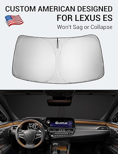 Vista 950 de Proadsy Parasol para parabrisas para BMW X1 F48 2016-2022 de 4 capas plegable, protector de parasol frontal que bloquea los rayos UV y mantiene