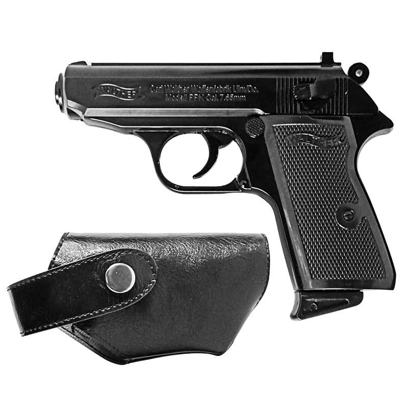 Image of Metal Body Real and Original Like Gun Pistol for Decorative, Smoking Filled with,Gas Gun Pistol Lighter Heavy Weight
