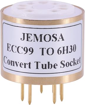 Convert Tube Socket Tube ECC99 Top TO 6H30 bottom Vacuum Tube DIY Audio Amplifier Convert Socket Adapter 1PC B ECC99 TO 6H30