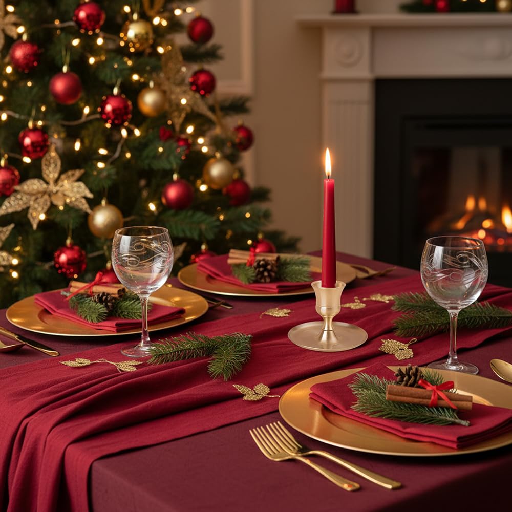 Candelabri Moderni Neri Set Di 6 Portacandele Moderni In Metallo Nero - Altezze Diverse, Per Tavolo, Matrimoni, Cene, Natale Candelabri Metallo Nero Per Matrimoni E Natale