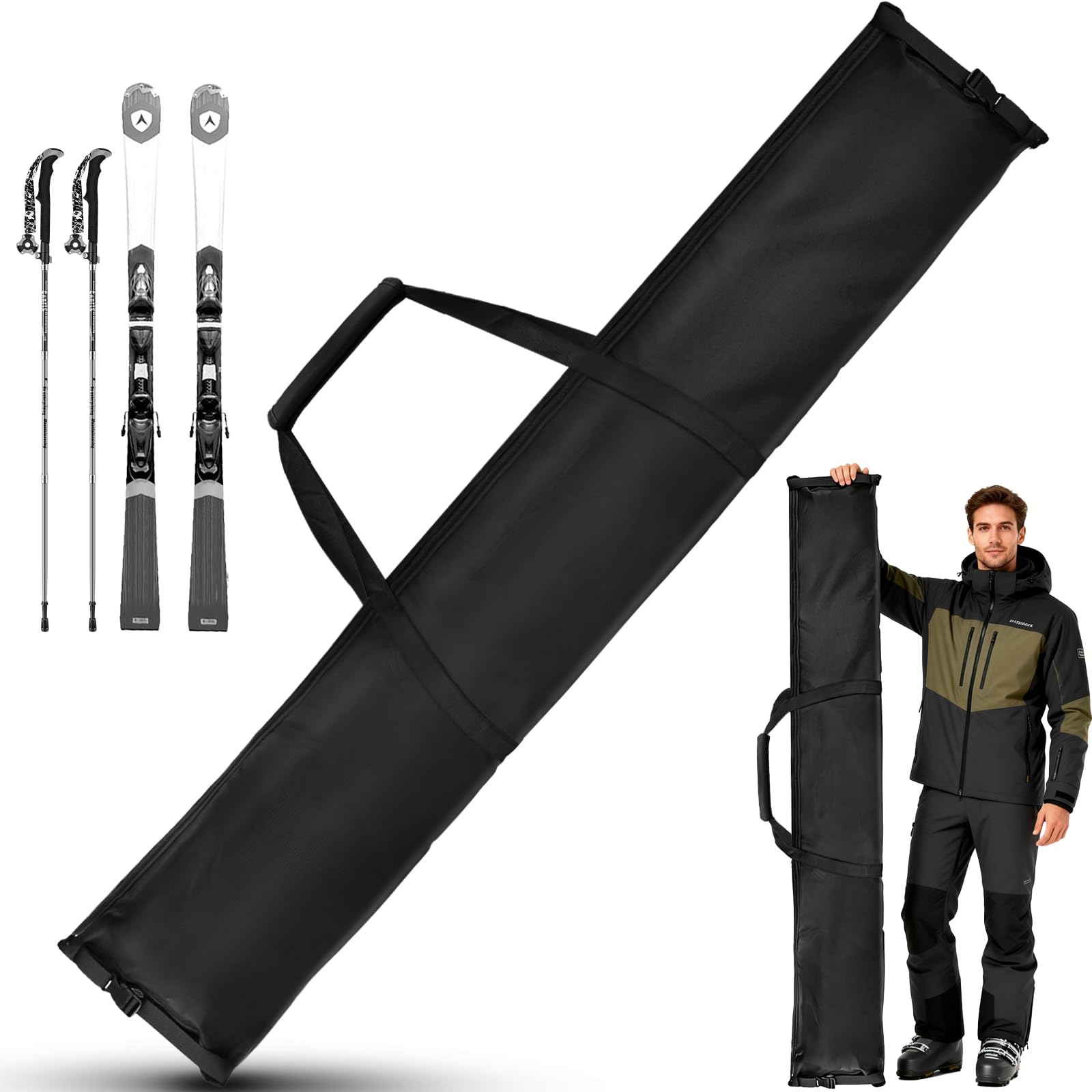 Sac de Ski Robuste avec poignées de Transport