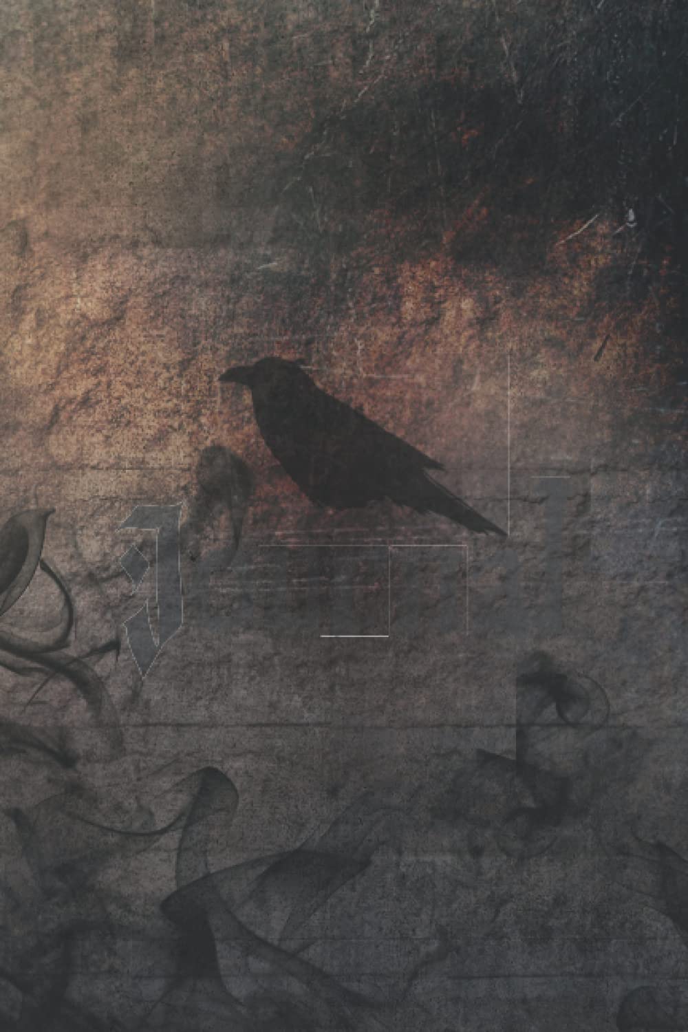 Gothic Crow Journal - Diary, Notebook: 6x9 notebook with 120 lined pages