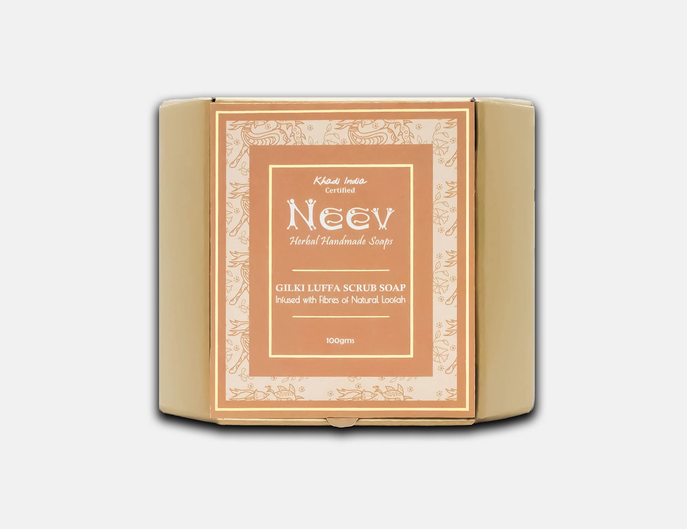 Neev Mahua Organic Gilki Luffa Scrub Soap - 100gms