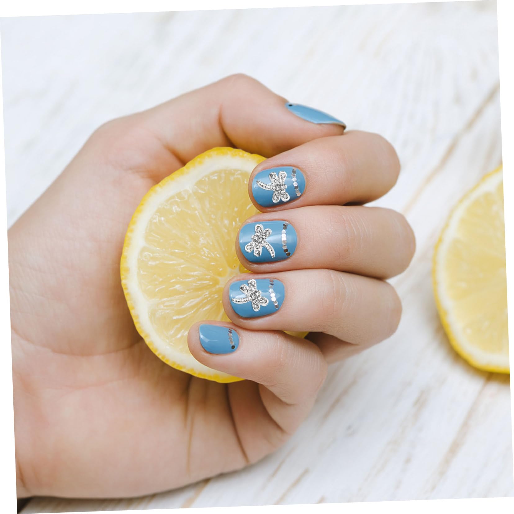 100 Pezzi Di Accessori Per Unghie, Decorazioni Per Unghie Per Nail Art, Gioielli Per Unghie, Ciondoli Per Nail Art A Forma Di Frutta, Ciondoli Decorativi Per Nail Art, Gioielli