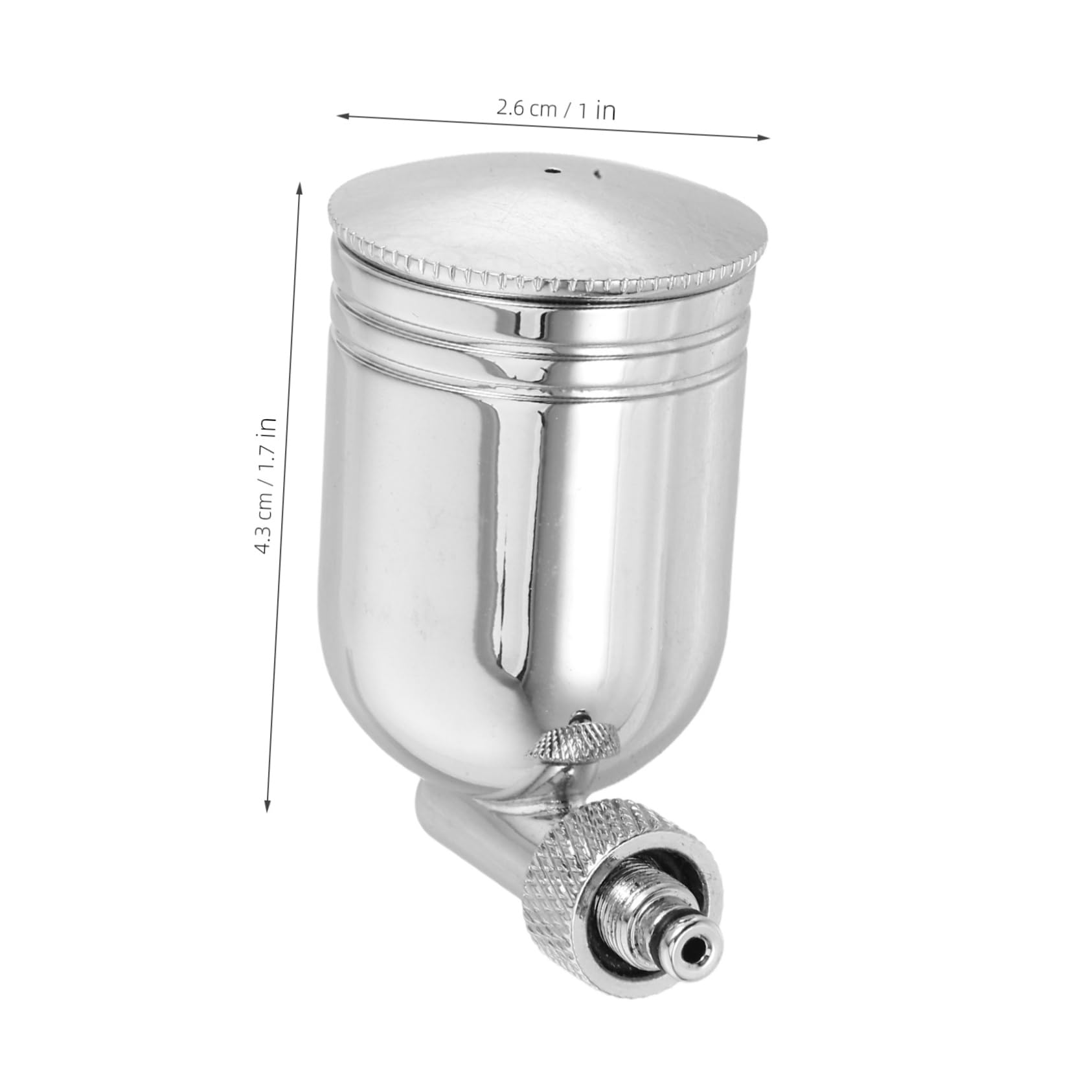 DOITOOL Copper Airbrush Paint Cup: Spill Resistant Paint Container for Artists Compact and Lightweight Design for Precise Spray Control Ideal for Model Making and DIY