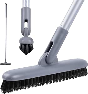 Eazer Grout Brush With Long Handle, 180°Rotation Tile Grout Cleaning Tool, V-Shape - View #12