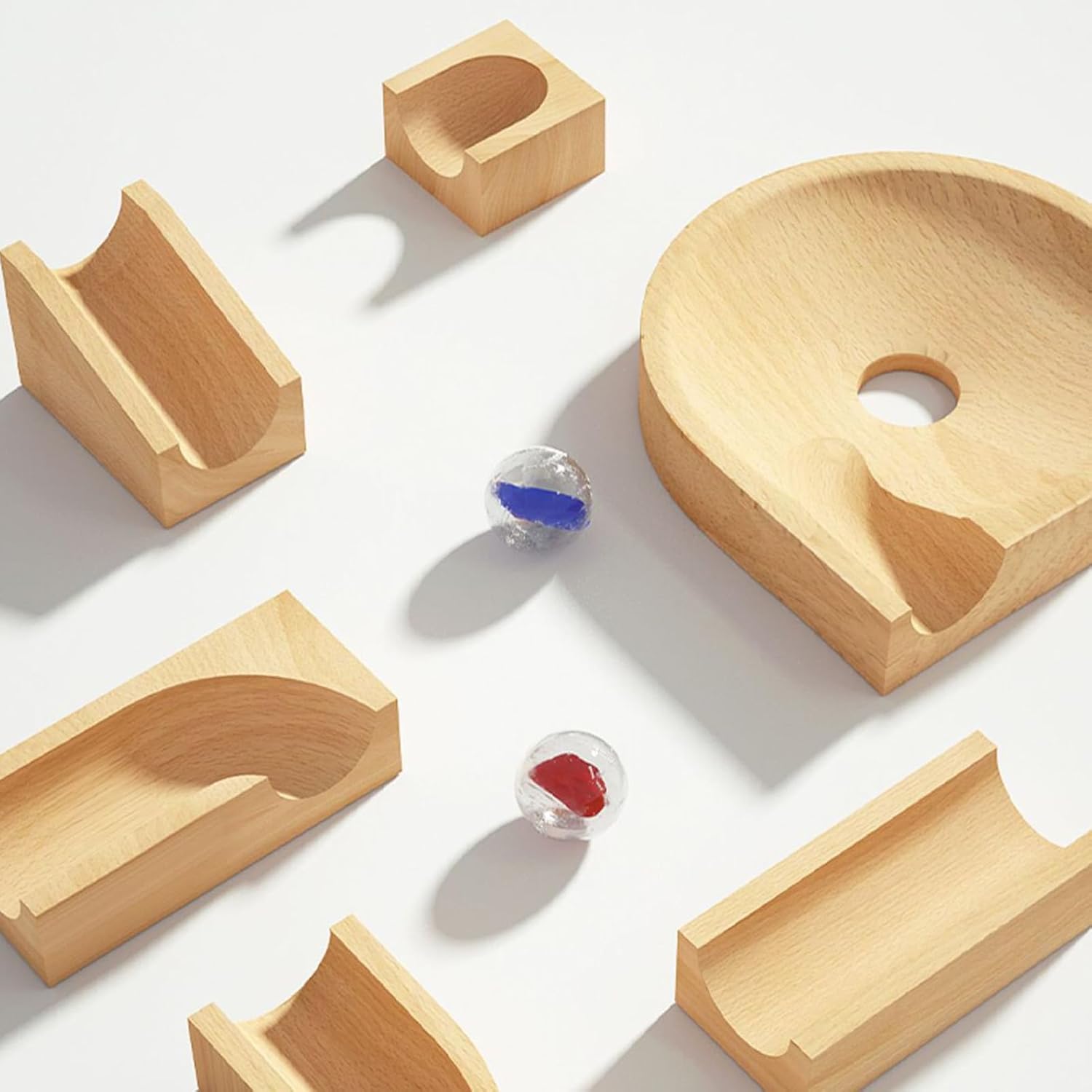 Genérico Marble | Learning Games Stem Wood - Maze and Puzzle Track for Boys Girls Birthday Christmas School Garden Childhood