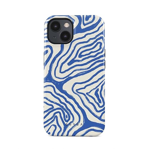 BURGA Phone Case for iPhone 13 - Cute, Trendy, Aesthetic, Pattern Phone Cover, Hard Shell Protection - fits Apple iPhone 13 Case for Women and Men, Seven Seas - iPhone 13 - Seven Seas
