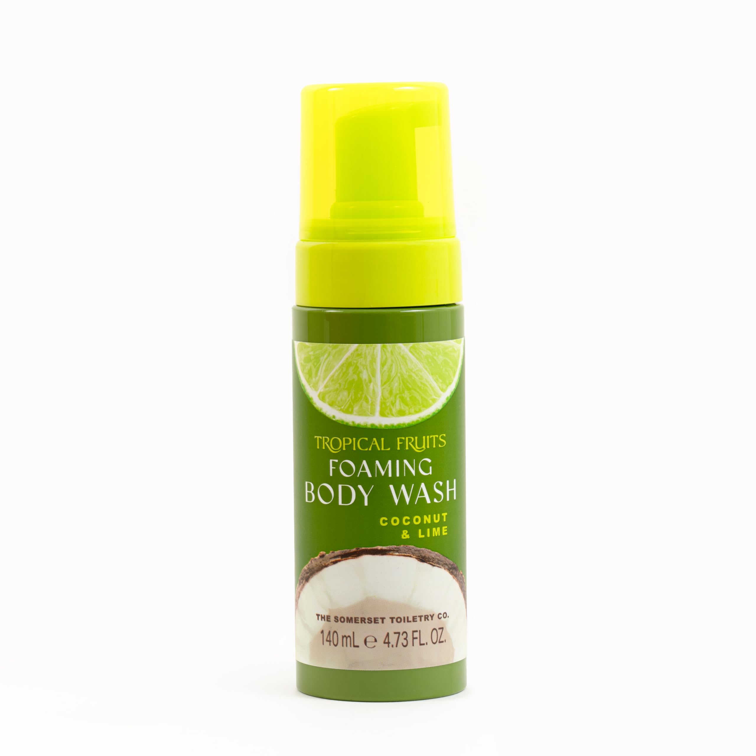 Tropical Fruits Coconut and Lime Foaming Body Wash 140ml, 140 ml (Pack of 1)
