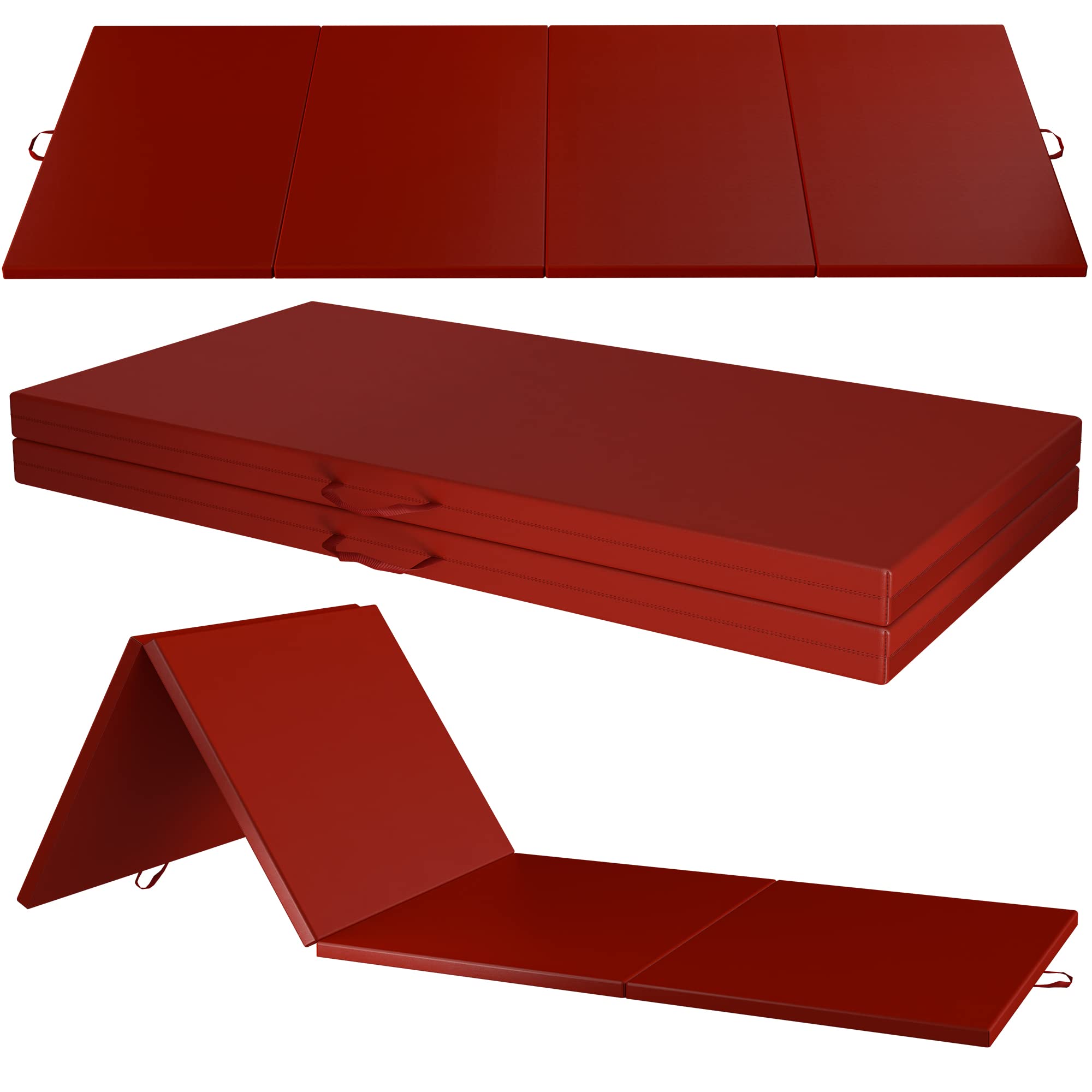 Elevens Gymnastics Mat for Tumbling 10'x4'x2", Thick Folding Exercise Mat for Home,GYM Mats for Home Workout, Tumbling Mats for Kids,Gymnastics Mat for Wrestling, Jujitsu