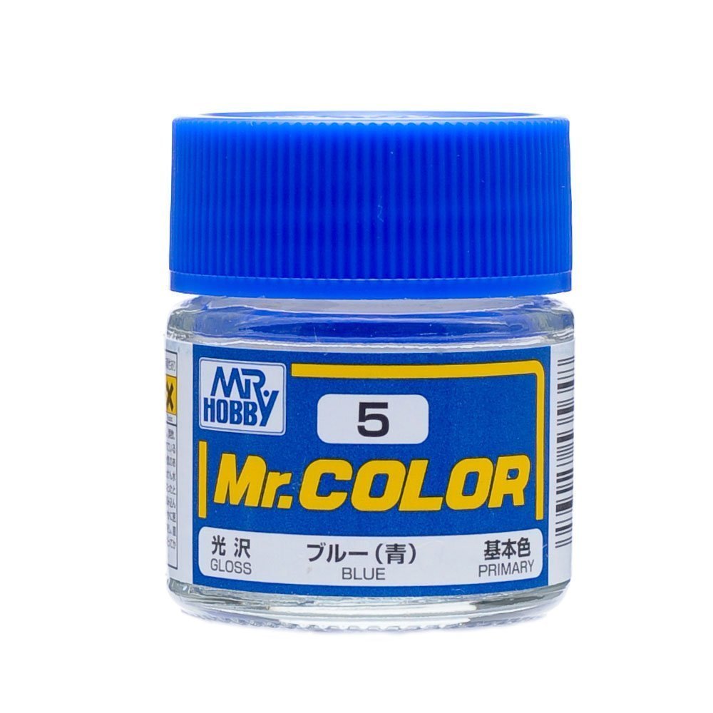 Amazon | 【溶剤系アクリル樹脂塗料】Mr.カラー C5 ブルー (青