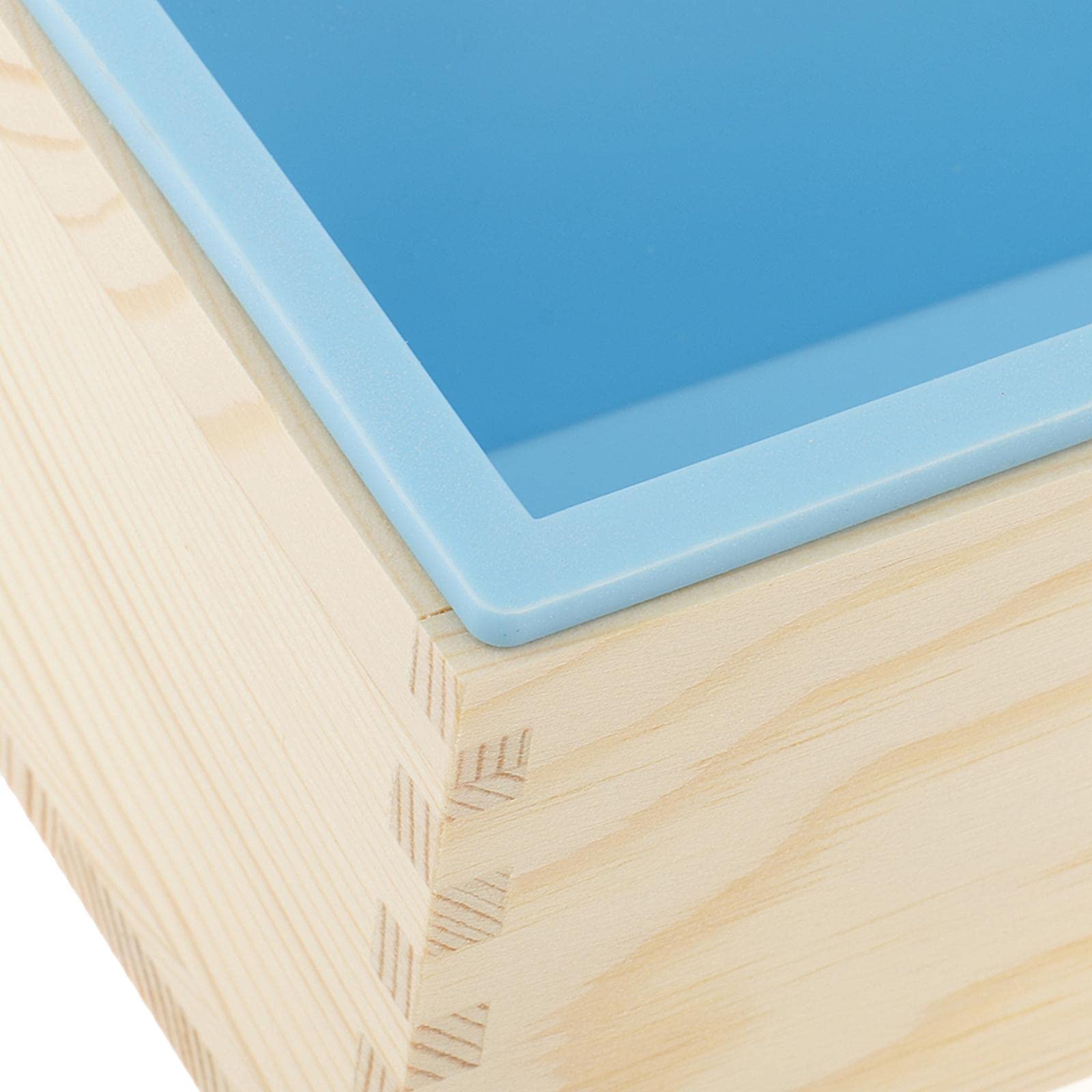 F Fityle Moules à DIY en Silicone Rectangulaires Porte- pour, Bleu, 1200mL