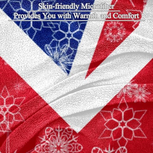Couverture microfibre chaude et douce Union Jack jeté de canapé isolant - 3