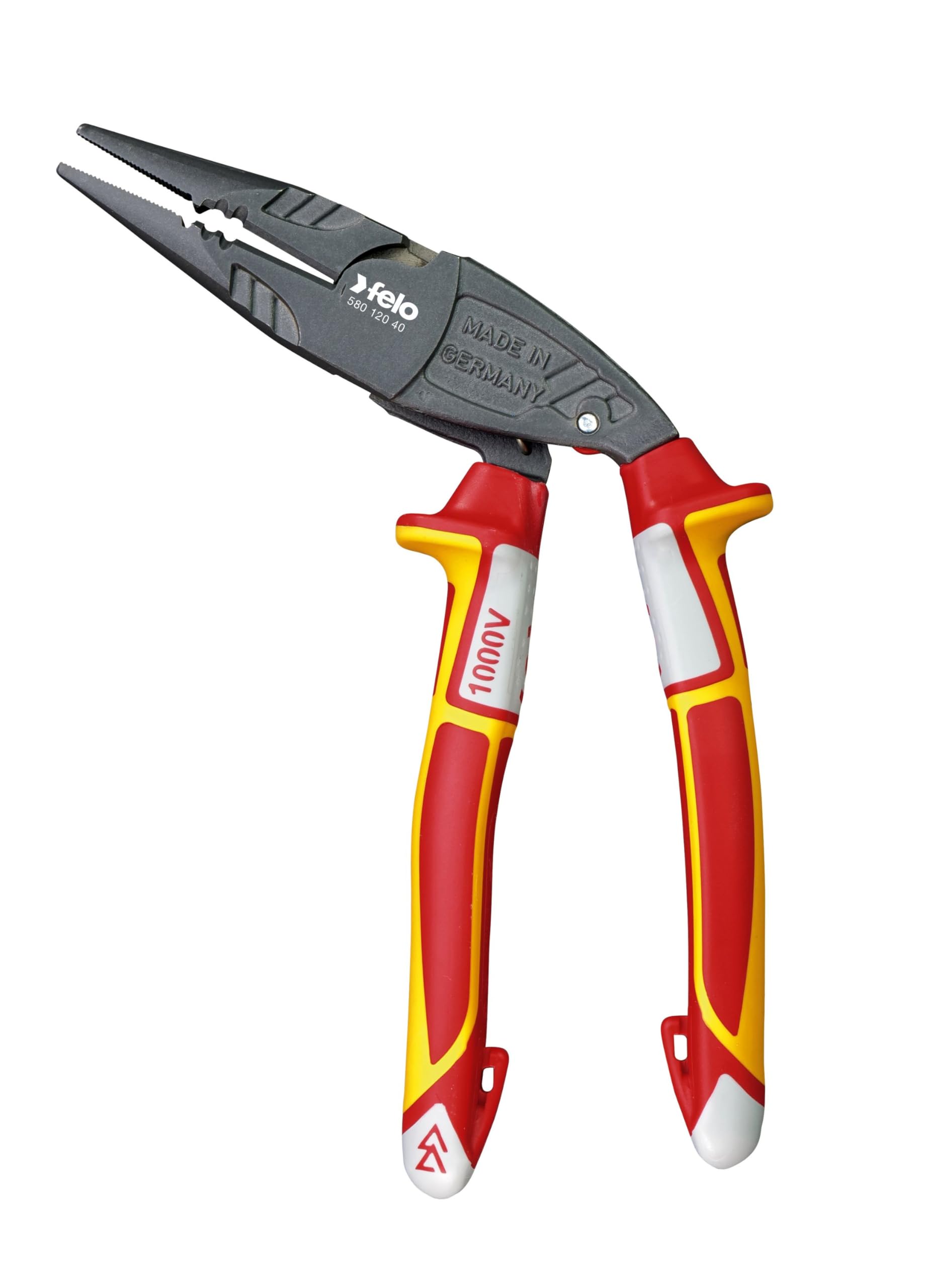 Felo 0715764293 ErgoMulti VDE Pliers, 8" Size