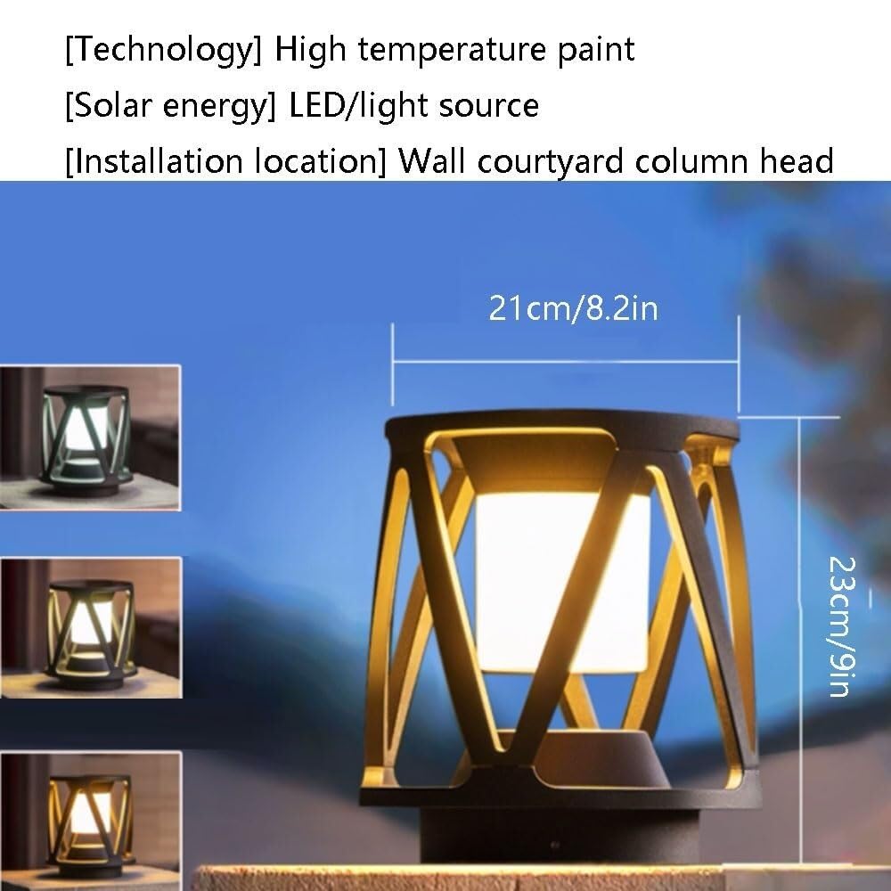 Pfostenleuchten Außenbereich Solar-LED-Pfostenkappenleuchten for den Außenbereich, wasserdichte Aluminium-Gartenlampe, Terrassensäulenleuchte, regensichere Straßenpfostenleuchte, Außensolarleuchten fo
