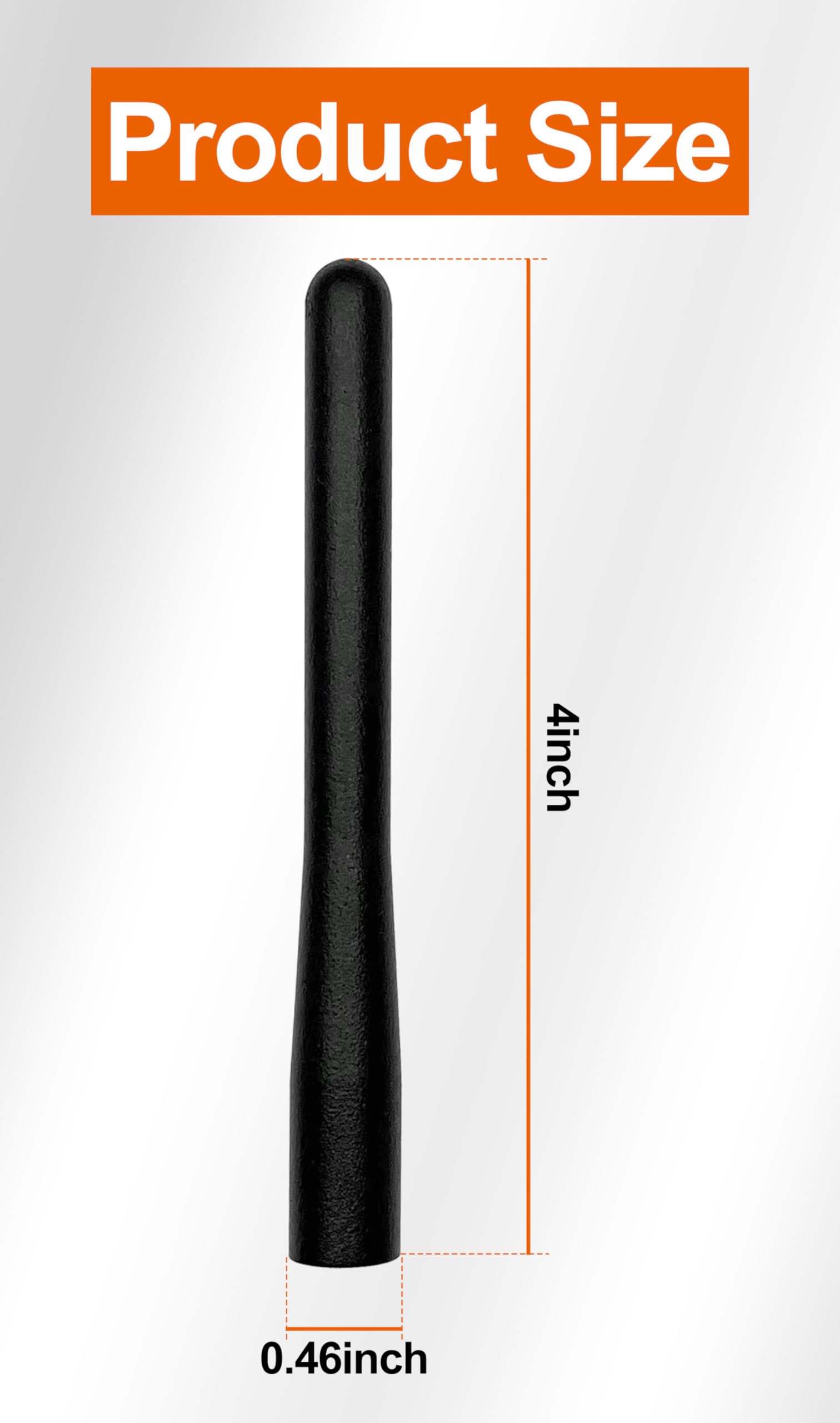 4 Inch Antenna Compatible with Ford F150 F250 F350 Super Duty, Compatible with Bronco, Raptor and Dodge RAM Truck Short Antenna, Anti- Theft Design