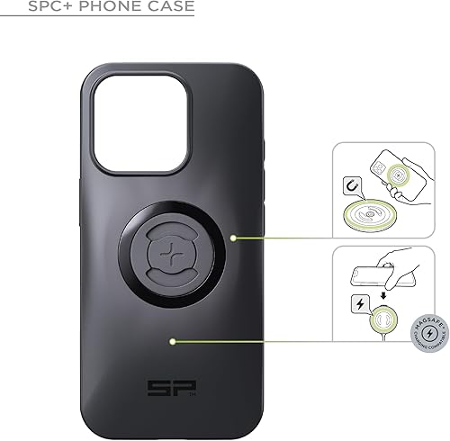 Miniatura 4 de SP CONNECT Moto Bundle II con módulo antivibraciones  SPC+  Compatible con iPhone 15 Pro  Soporte de teléfono para motocicleta  Soporte de teléfono