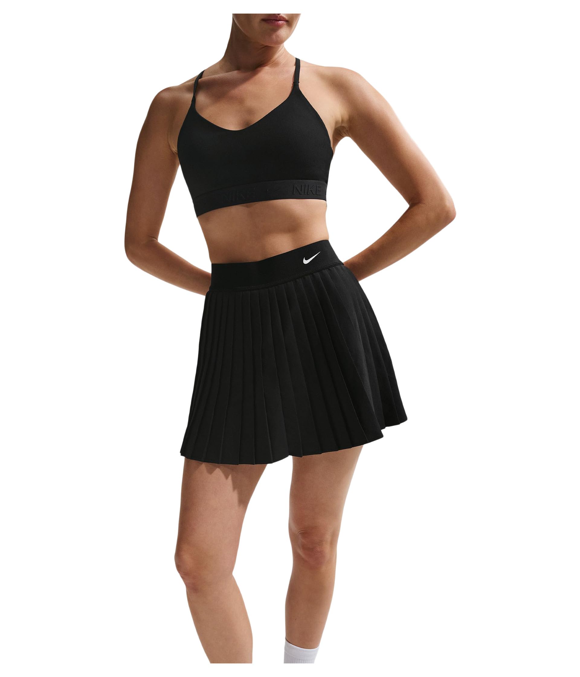 NIKE Damen Df Vctry Hr Plted Rock, Black/White, XL