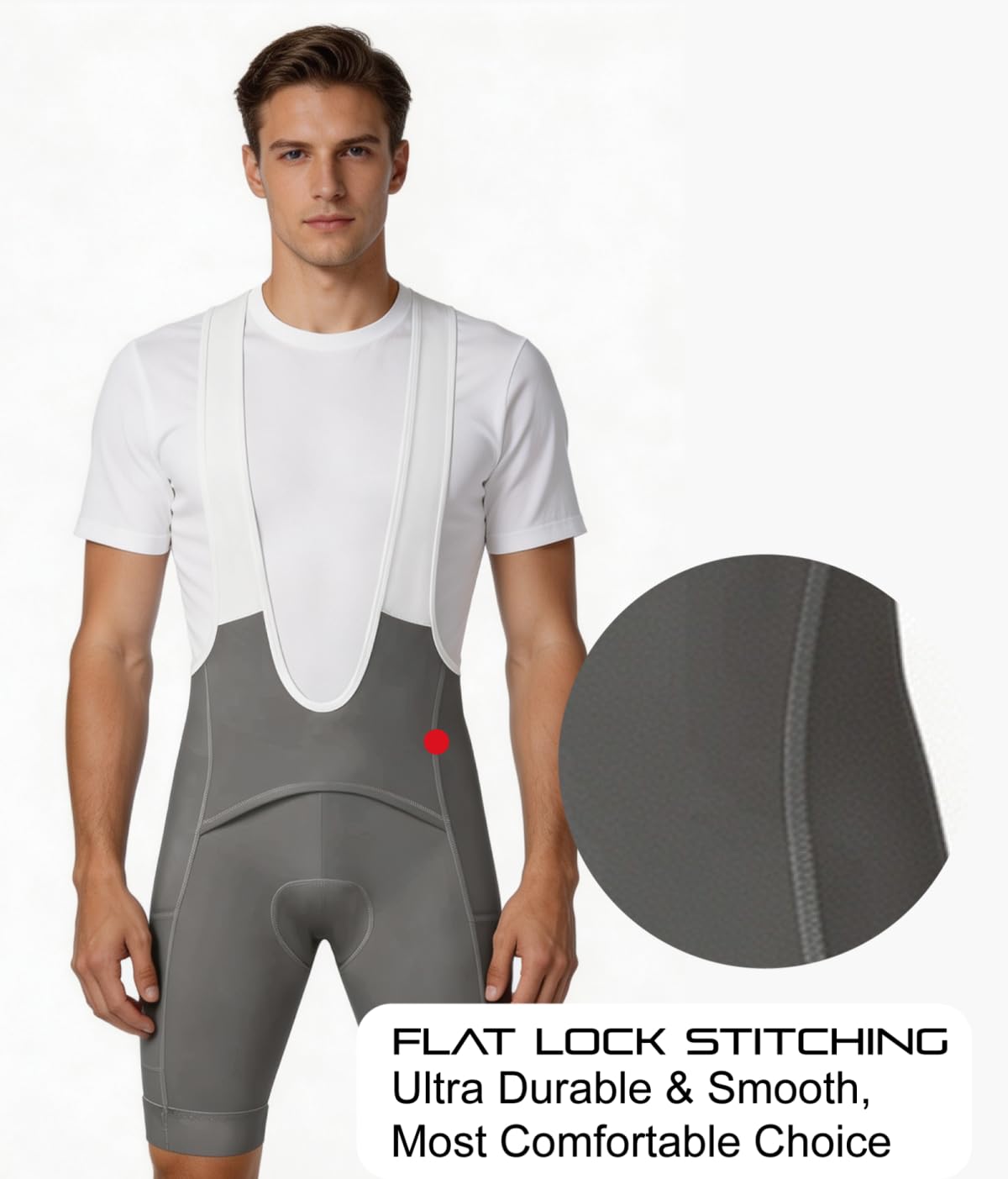 Cuissard de cyclisme rembourré homme accès salle de bain UPF50+