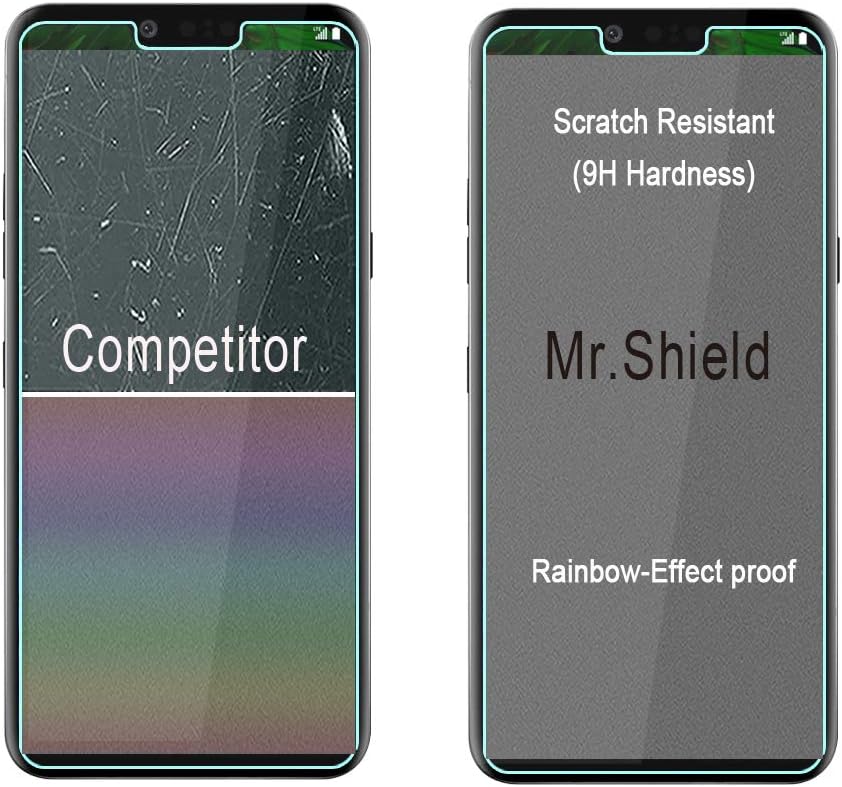 Mr.Shield [3-PACK] Designed For LG G8 ThinQ [Tempered Glass] Screen Protector [Japan Glass With 9H Hardness] with Lifetime Replacement