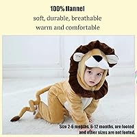 Vista 4 de Disfraz de animal para bebé, traje unisex para niños pequeños, disfraz de Halloween