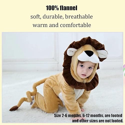 Miniatura 4 de Disfraz de animal para bebé, traje unisex para niños pequeños, disfraz de Halloween