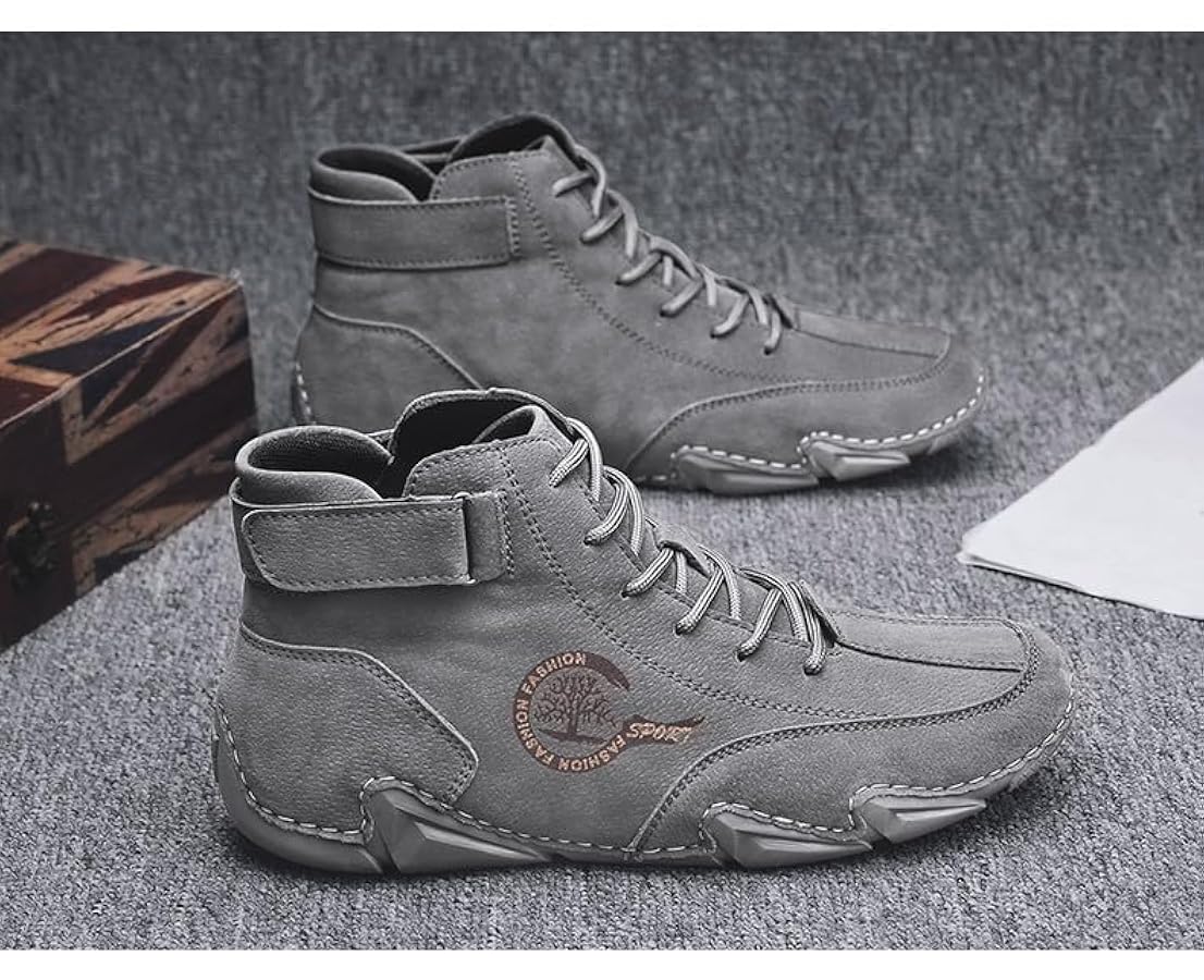 Amazon | メンズ スエード ハイカットスニーカー, 3色展開(黒 Amazon | メンズ スエード ハイカットスニーカー, 3色展開(黒