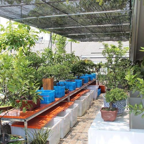 Tissu résistant aux UV avec oeillets bâche de protection solaire jardin et serre - 2