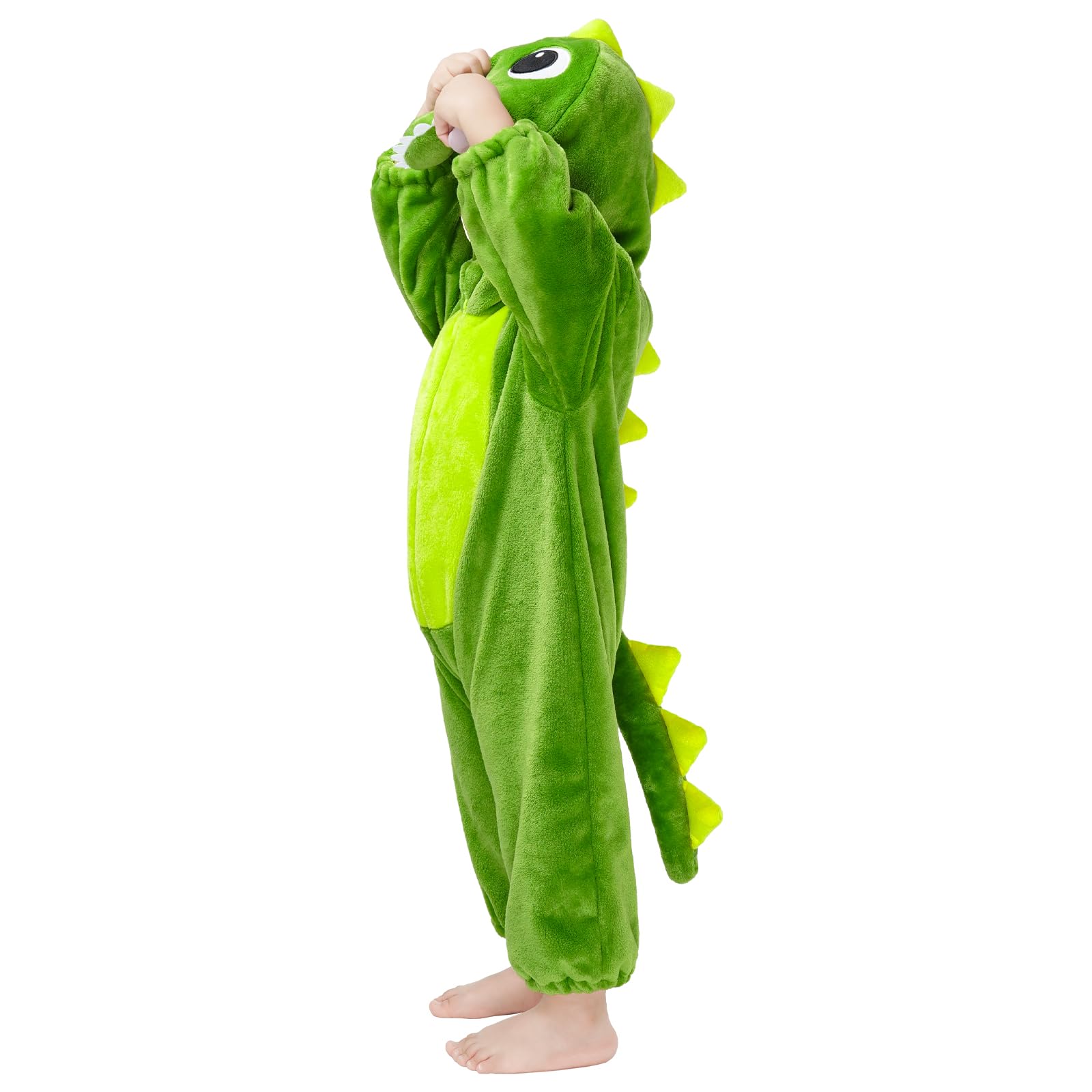 JiAmyUnisex Baby Toddlers Animal Romper Jumpsuit Hooded Flannel Cartoon Fleece Newborn Infant Baby Boys Gilrs Clothes Outfit 2-24 Months