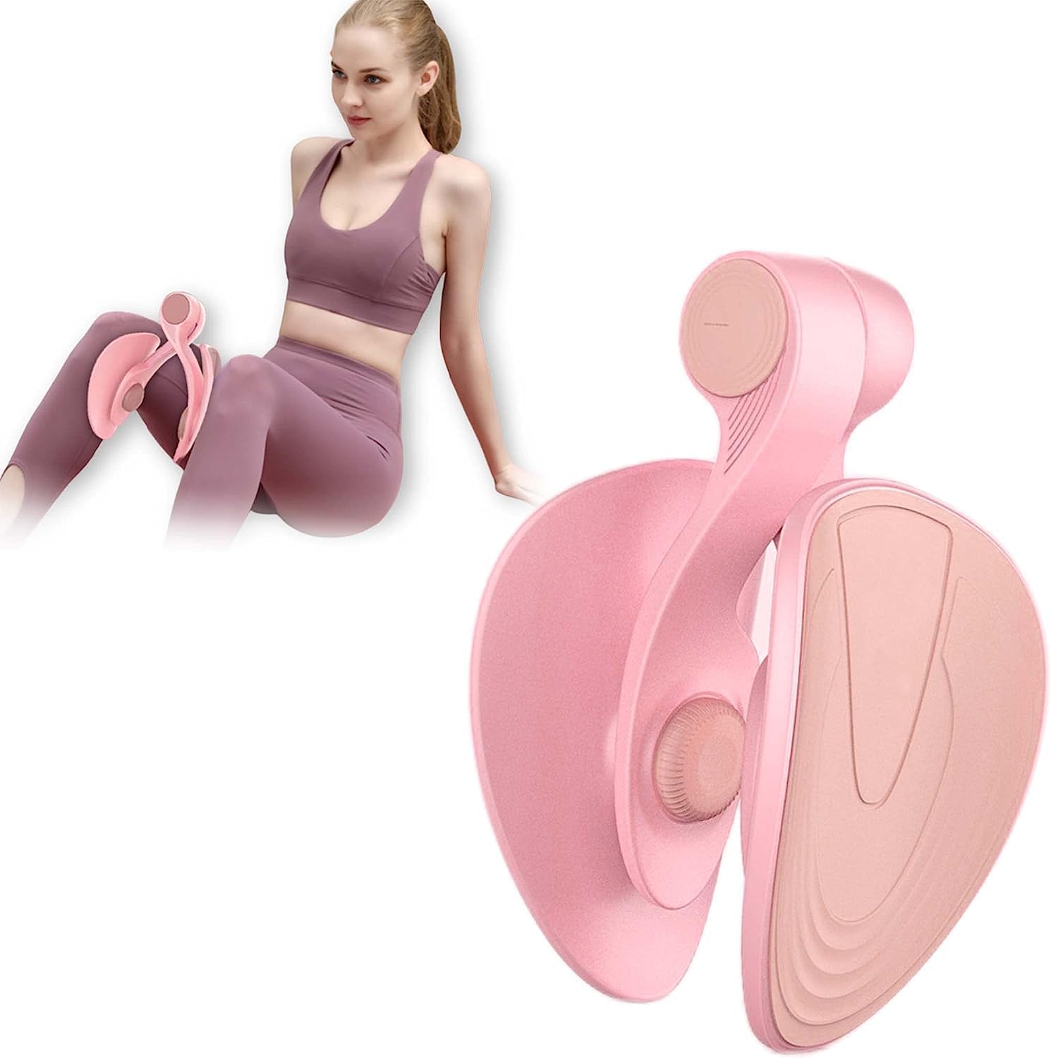 Bliss Times Hip and Pelvis Trainer - Thigh Master and Inner Thigh Exercise Equipment Pelvic Floor Exerciser Device Training Too for Home, Gym, Fitness, Workout, Stretcher for Men & Women