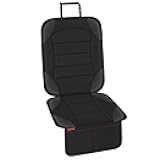 Sinvitron Car Seat Protector for Child Car Seat - Waterproof Non-Slip Leather Mat with 2 Mesh Pockets, Universal Seat Cover for Baby, Pets & Vehicles (1-Pack, Black)