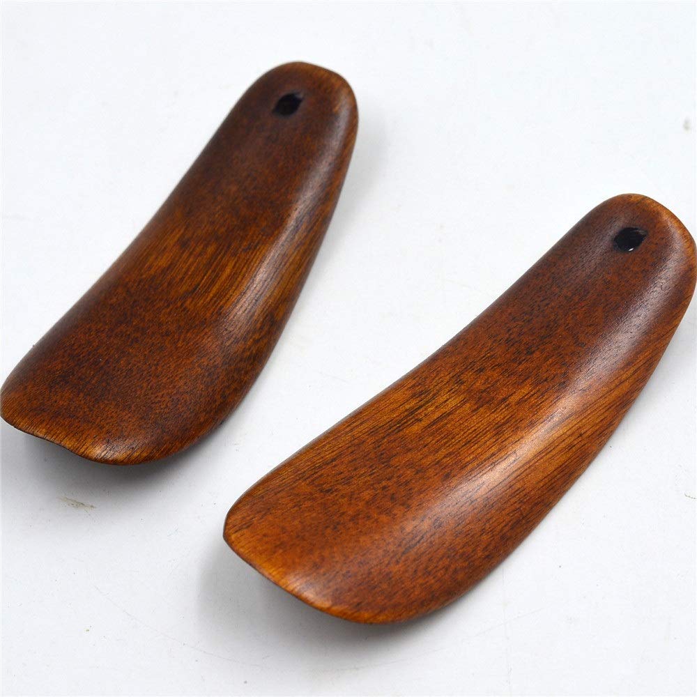 Akcesoria do obuwia odpowiednie dla mężczyzn i kobiet, buty drewniane, przenośne, łatwe do noszenia, buty do zdejmowania (9 cm) Przenośny łyżka do butów (kolor: wielokolorowy, rozmiar: 9 cm) (wielok