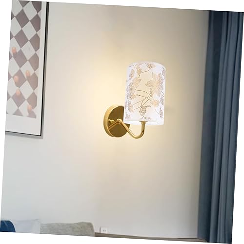 Miniatura 8 de DOITOOL Lujosa lámpara de mesa de lino pantalla tambor pantallas para lámparas de pie patrón para cafetería