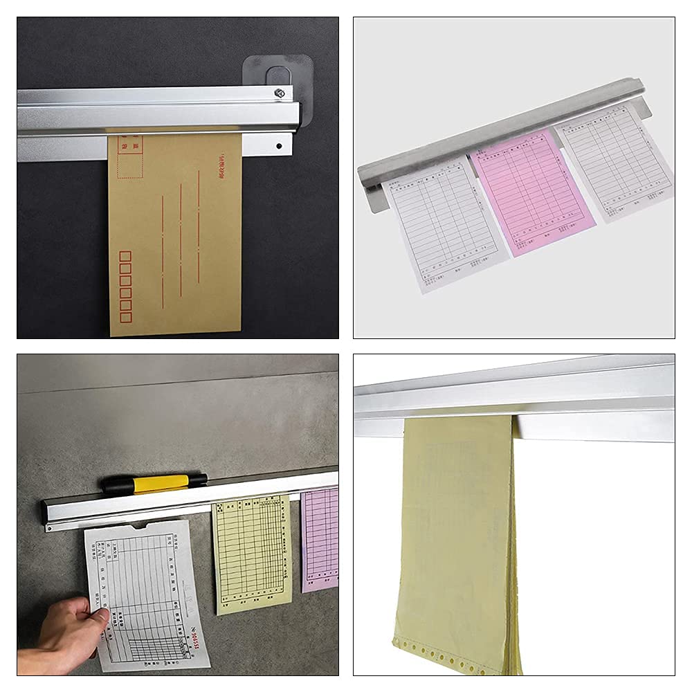 Restaurant Orderhouder, Keuken Bill Houder, Ontvangst Opknoping Rek, Aluminium Order Grabber Wandmontage Orderrek, Kontakthouder, Tab Grabber voor Keuken, Hotel, Bar, Kantoor, Bestellingen Ticket (15,7 inch