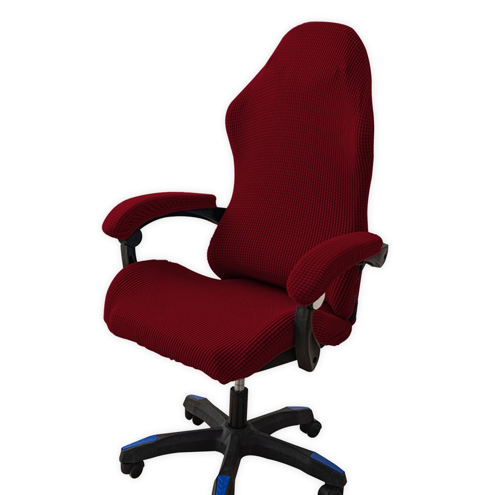 ZHUIYUAN Office Chair Cover with Armrest Covers, Gaming Computer Office Chair Seat Cover Stretchable, Ergonomic Rotating Armchair Covers