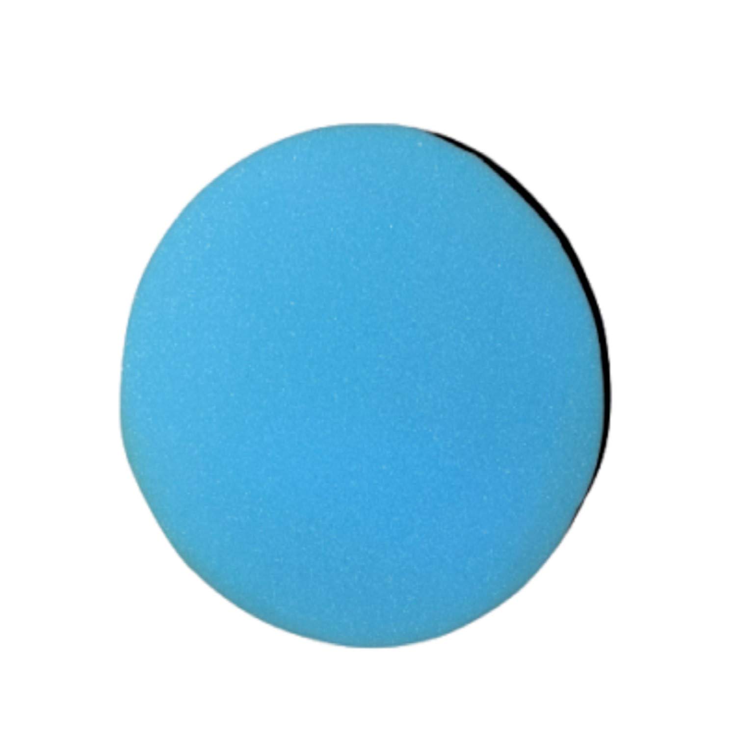 Upholstery Blue Foam DIY Cushion Oval/Rounded Corners D Shape Tapered Chair Seat Pads Cushions Indoor/Outdoor Sofa Seat Replacement Dining Chair Seat Pads (14" x 14" x 1.5", Blue Oval/Round)