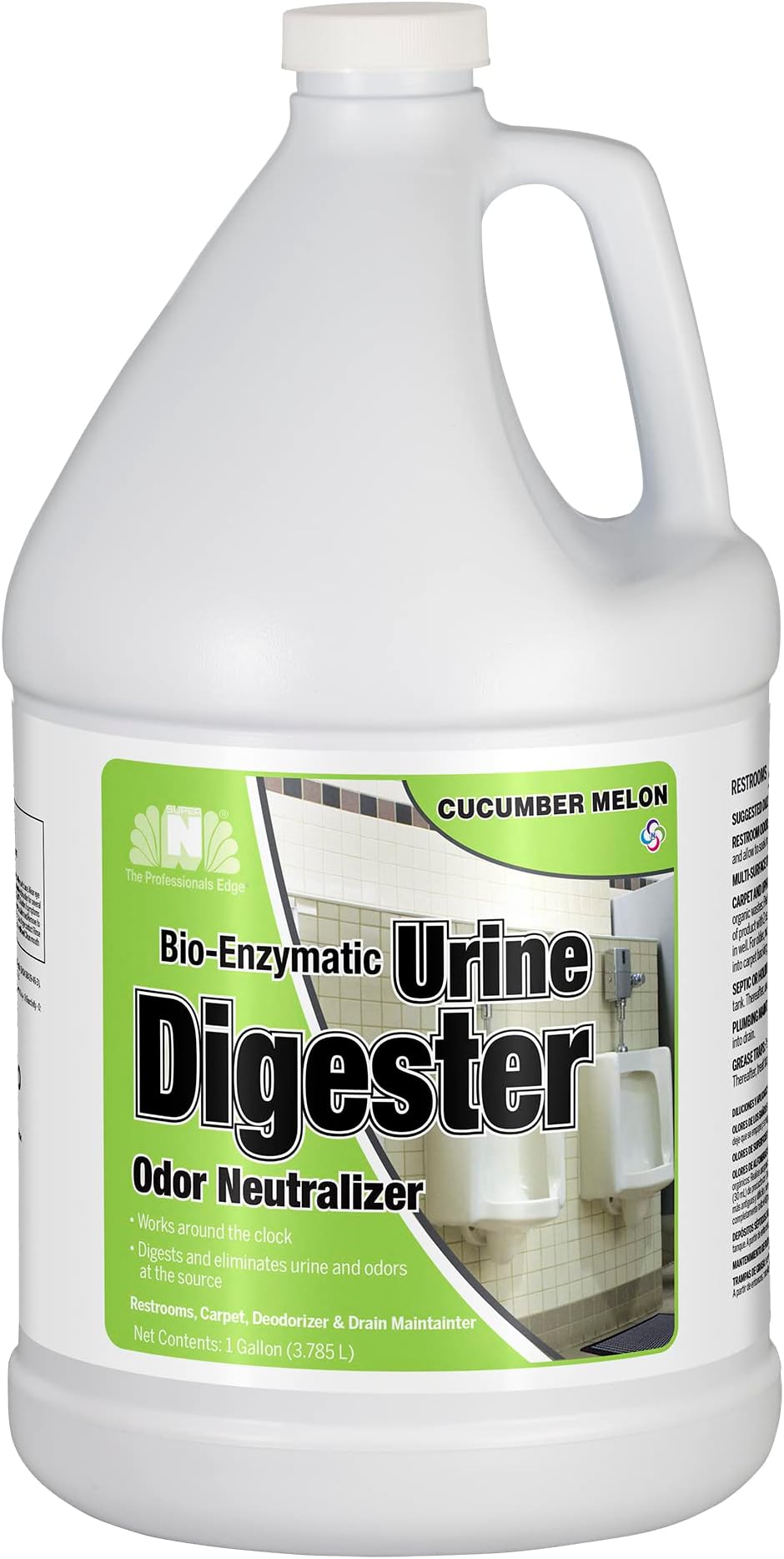 Nilodor BEON Urine Enzymatic Cleaner with Odor Neutralizer for Pet Dog, Carpet, and Bathroom, 1 Gallon, Cucumber Melon