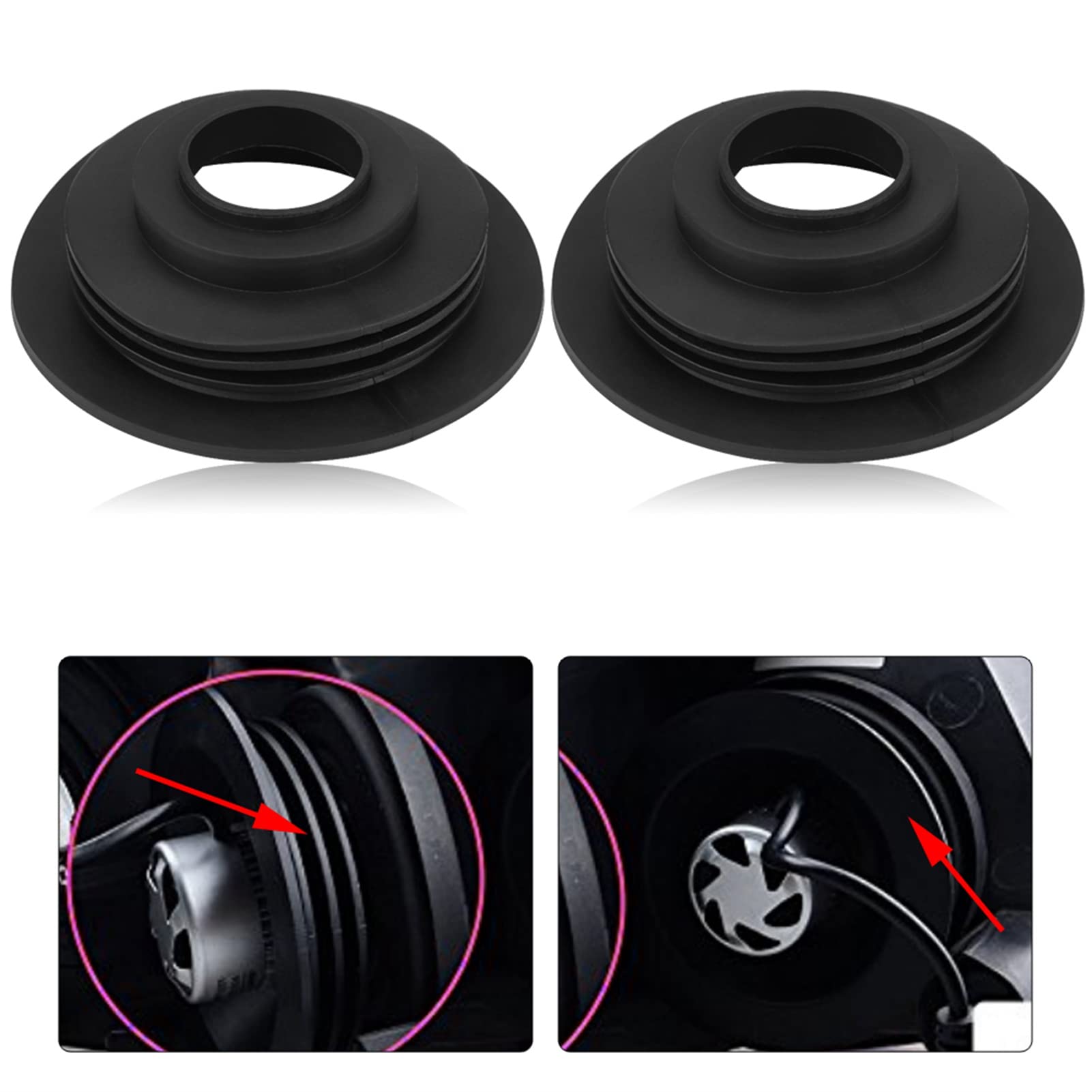 Auto Faro Kit Guarnizione Antipolvere Gomma Tappo Copertura Protezione LED per H4 H7 H8 H11 9005