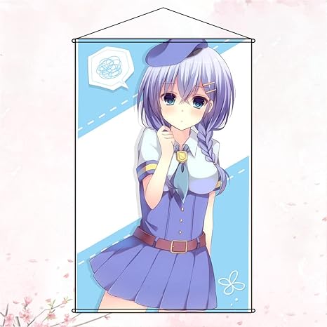 Amazon スクールロマンツェ タペストリー ガールフレンド 仮 Gf 仮 村上文緒 掛ける絵 アニメ ポスター 巻物 軸物 家庭飾り 装飾用品 部屋飾り 壁掛け装飾 カスタム可能 約50cmx70cm B2 アニメ 萌えグッズ 通販