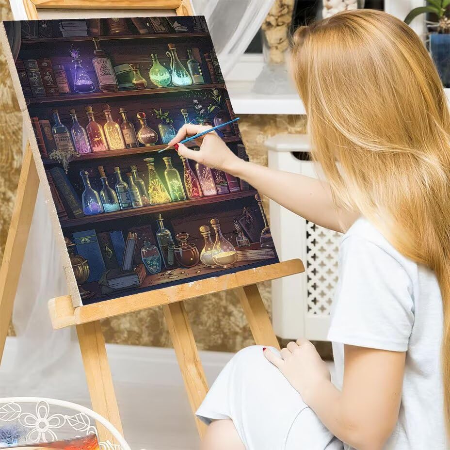 Pintura con numeros pigmento acrilico lienzo 90x120cm para manualidades de adultos 7