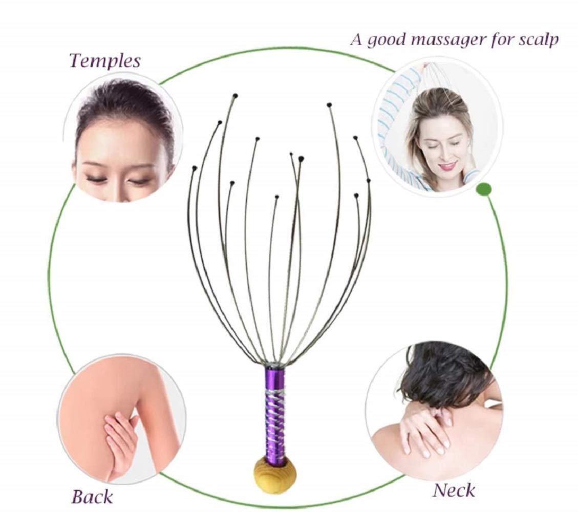 QUALITYZONE Hand Scalp Massager, Manual Head Massage Tingler (pack of 1) 2