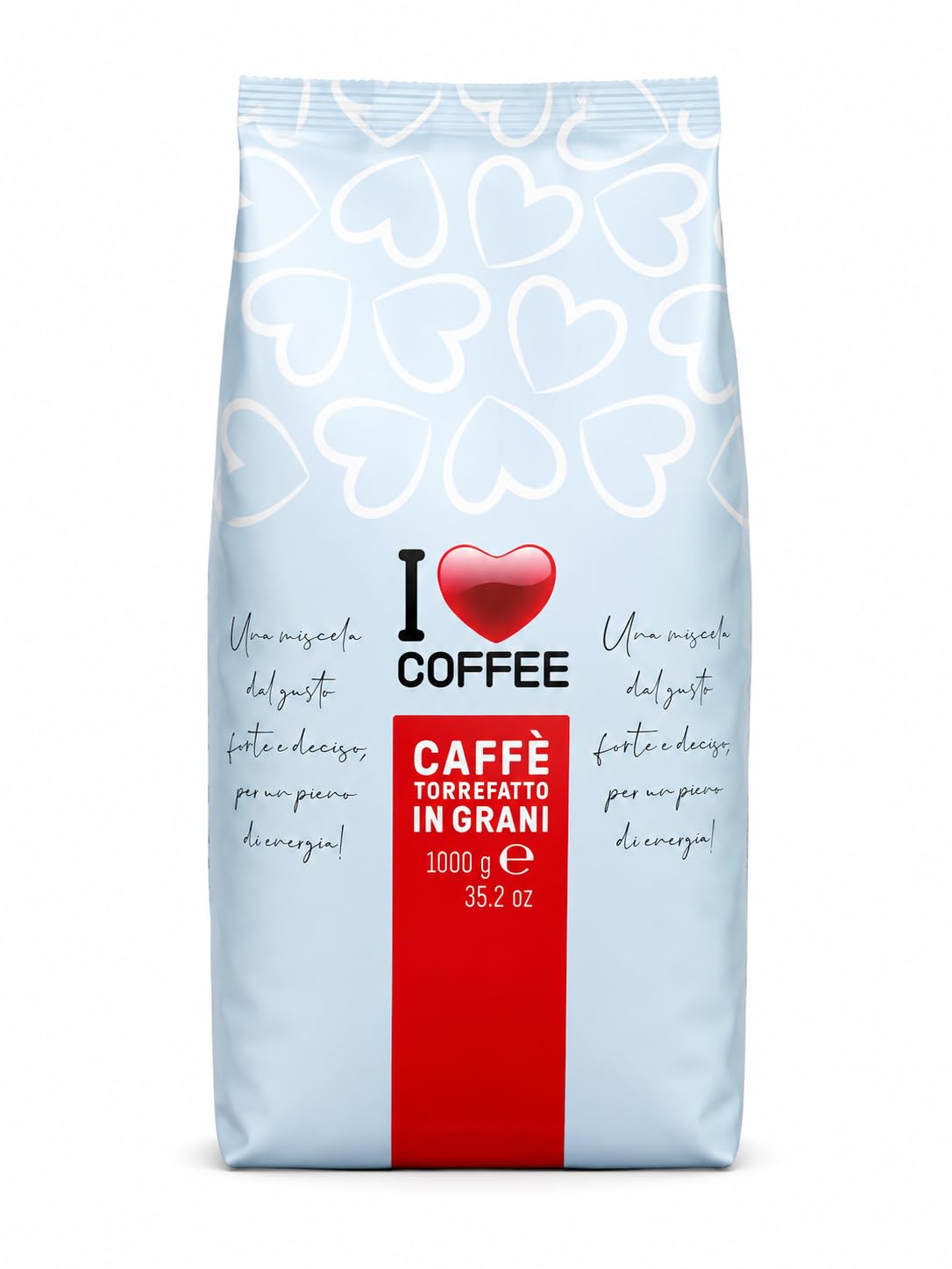 ILOVECOFFEE Miscela Rossa Caffè in Grani Tostatura Media 3 kg | Tostatura Media, Miscela Rossa