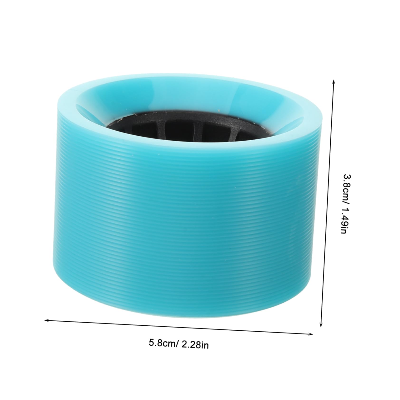 YARNOW Skateboard Supply 4 Pcs Double Row Skate Wheels Replacement Wheels for Roller Skates Long-board and Skating