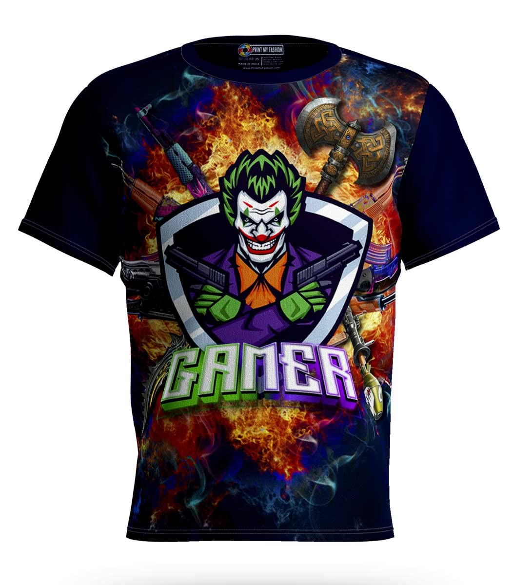 Print My FashionBoys T-Shirt Gaming Jersey Clown