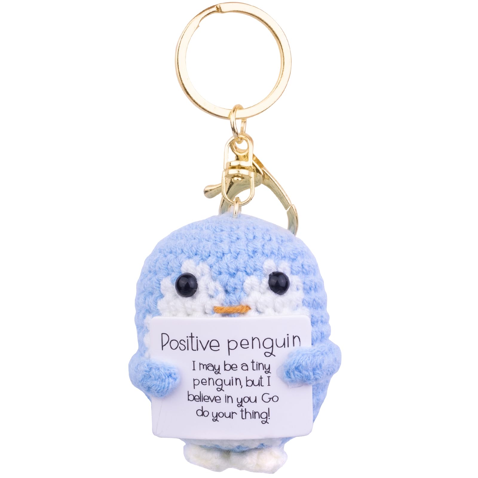 Mwmoeen Lustige Positive Kartoffel Pocket Hug, Handgestrickte Kartoffelpuppe aus Wolle Motivationsgeschenke, Beste Freundin Geschenke für Freundin Kleine Geschenke für Frauen(L14)