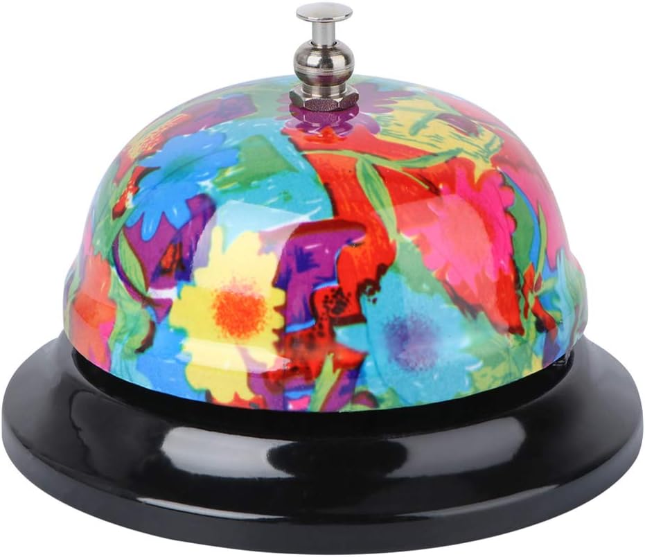 TOYANDONA Call Service Bell Desk Bell Reception Areas Call Bells Customer Service Bell Ring Pet Training Bells for Hotels Schools Restaurants Reception Areas (Random Style) : Office Products