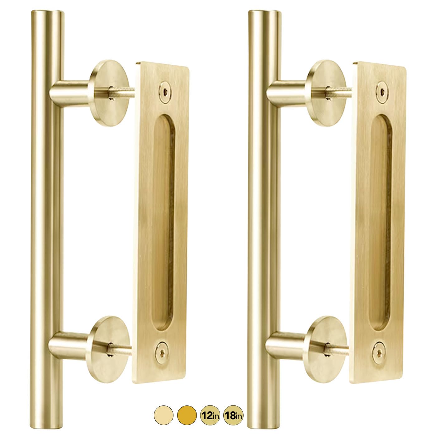 Poignée de porte intérieur doré