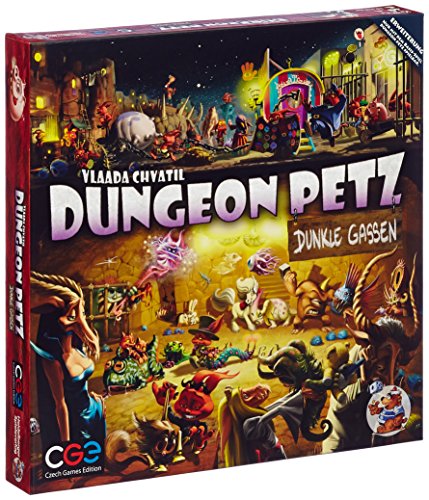Preisvergleich Produktbild Asmodee CZ029 - Dungeon Petz: Dunkle Gassen - Erweiterung, Brettspiel