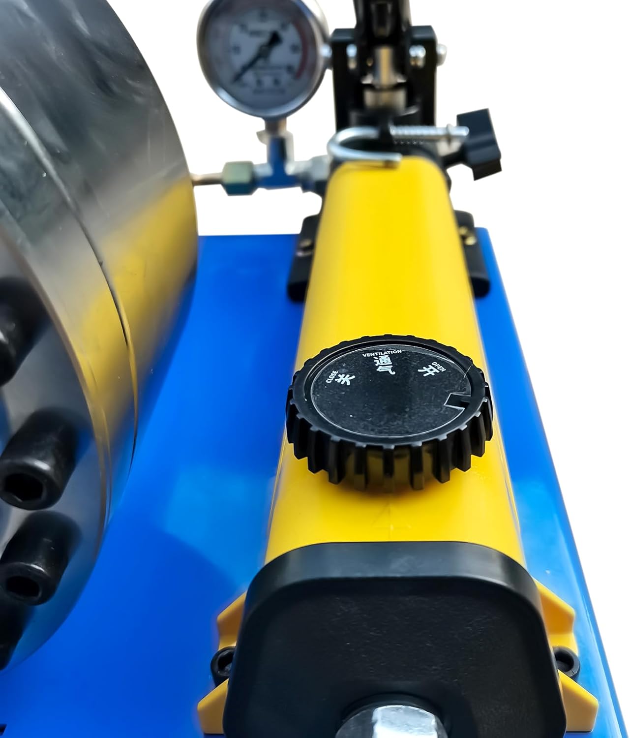 Hydraulic Hose Crimper with 8 Sets of Dies, High Pressure Hydraulic Hose Crimping Tool, Handheld Manual Crimping Machine